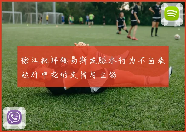 徐江批评路易斯泼脏水行为不当表达对申花的支持与立场